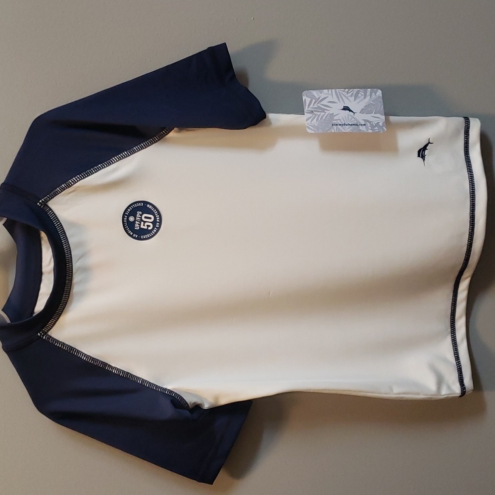 Tommy Bahama NWT baseball style swim/sun protection shirt